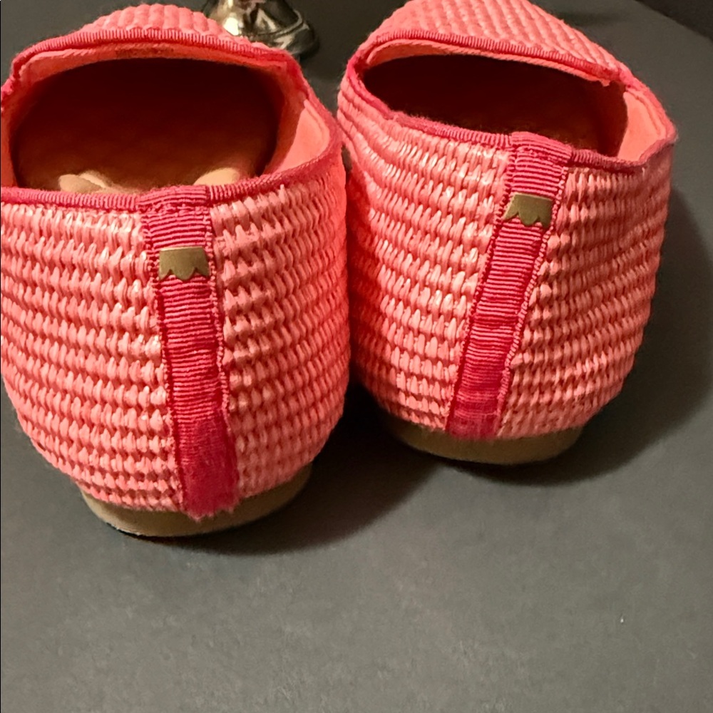 Birdies Coral Woven Flats - Picture 10 of 12